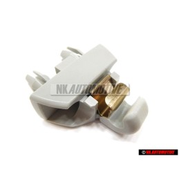 Genuine VW Retainer For Sun Visor Pearl Grey - 6R0857561 Y20