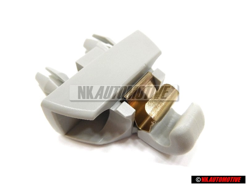 Genuine VW Retainer For Sun Visor Pearl Grey - 6R0857561 Y20