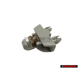 Genuine VW Retainer For Sun Visor Pearl Grey - 6R0857561 Y20