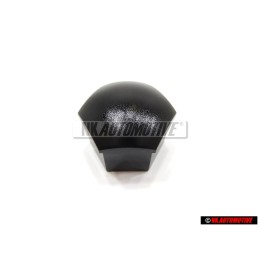 Genuine VW Wheel Bolt Cover Lug Nut Cap Black - 321601173A 01C