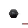 Genuine VW Wheel Bolt Cover Lug Nut Cap Black - 321601173A 01C