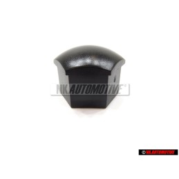 Genuine VW Wheel Bolt Cover Lug Nut Cap Black - 321601173A 01C