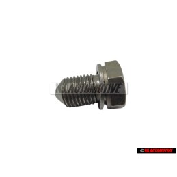 Genuine VW Oil Drain Plug With Seal - N 90813201