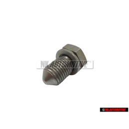 Genuine VW Oil Drain Plug With Seal - N 90813201