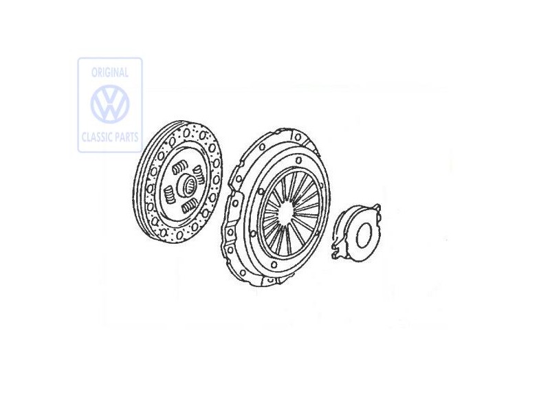 Genuine VW 1 Set Clutch Parts - 052198141DX