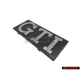 Genuine VW GTI Front Grill Badge Emblem Brushed Silver - 171853679