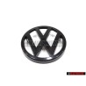 Genuine VW Front Grill Badge Emblem Black - 171853601