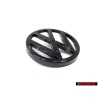 Genuine VW Front Grill Badge Emblem Black - 171853601