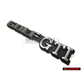 Genuine VW GOLF GTI Rear Badge Emblem Brushed Silver - 191853687C