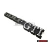 Genuine VW GOLF GTI Rear Badge Emblem Brushed Silver - 191853687C