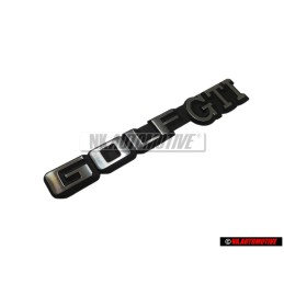 Genuine VW GOLF GTI Rear Badge Emblem Brushed Silver - 191853687C