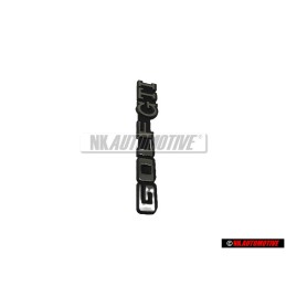 Genuine VW GOLF GTI Rear Badge Emblem Brushed Silver - 191853687C