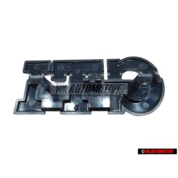 Genuine VW GTI Front Grill Badge Emblem Brushed Silver - 191853679L