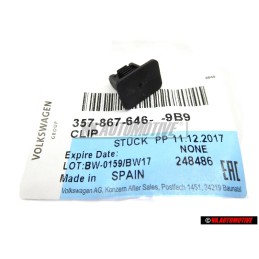 Genuine VW Headlining Headliner Retainer Trim Clip Strip - 357867646 9B9