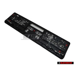 Genuine Audi Audi Sport License Plate Holder - 3291900100