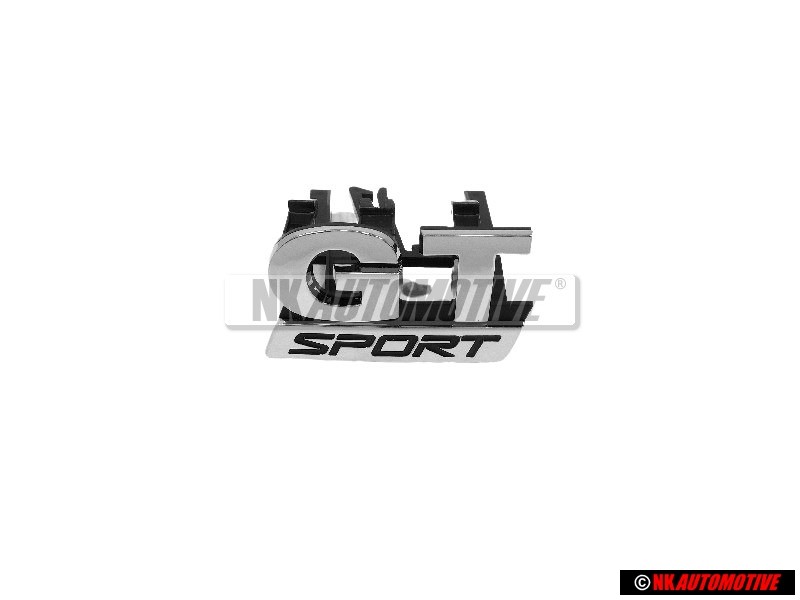 Genuine VW GT SPORT Front Grill Badge Emblem Chrome - 1K6853679B FXC
