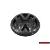 Genuine VW Rear Badge Emblem Black - 357853601B