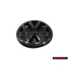 Genuine VW Rear Badge Emblem Black - 357853601B