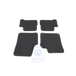 Genuine VW 1 Set Foot Mats Black Bluemotion - 12E863011A CBA