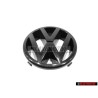 Genuine VW Front Grill Badge Emblem Black - 323853601