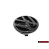 Genuine VW Front Grill Badge Emblem Black - 323853601