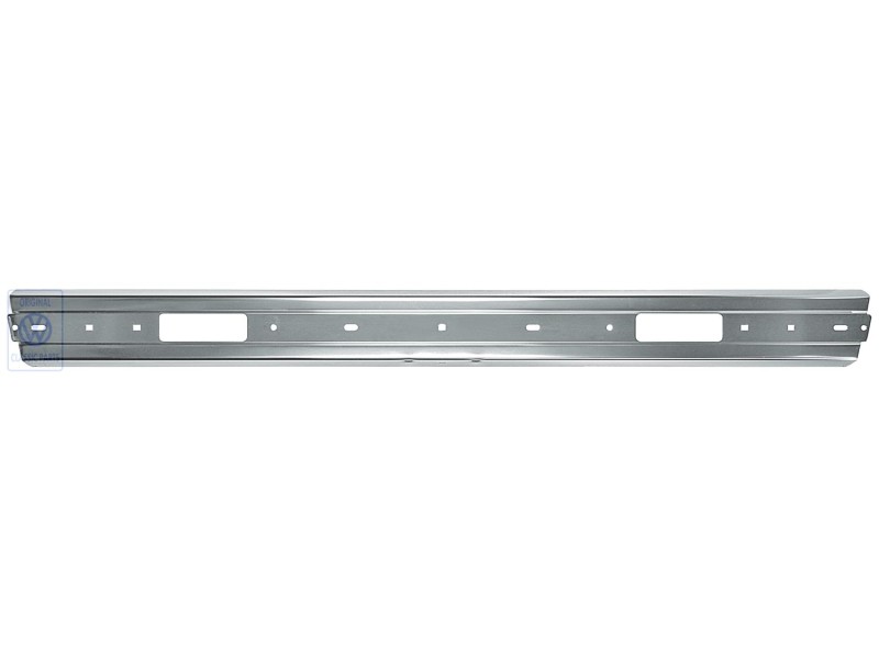 Genuine VW Bumper, Chrome - 155807111