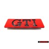 Genuine VW GTI Side Badge Emblem Red - 191853714