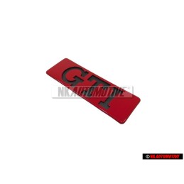 Genuine VW GTI Side Badge Emblem Red - 191853714