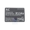 Genuine VW Sticker For Air Conditioner - 1C0010252K