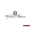 VW Classic Parts Etienne Aigner Decal Blue - 155853687G F26