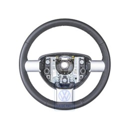 Genuine VW Steering Wheel (Leather) Black - 1C0419091CEE74
