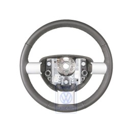 Genuine VW Steering Wheel (Leather) Black - 1C0419091DC6A6