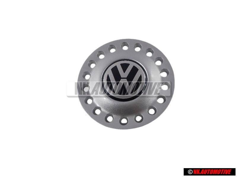 Genuine VW Hub Cap Brilliant Chrome/Dolomite Grey - 1C0601149A GRB
