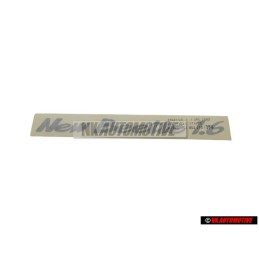 Genuine VW Inscription Silver - 1C0853313 3BU