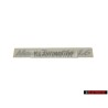 Genuine VW Inscription Silver - 1C0853313 4BV