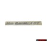 Genuine VW Inscription Silver - 1C0853313A 3BU