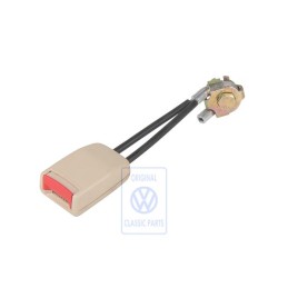 Genuine VW Belt Latch Cream/Fire Red - 1C0858675 FSN