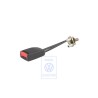 Genuine VW Belt Latch Satin Black/Fire Red - 1C0858676 FCN