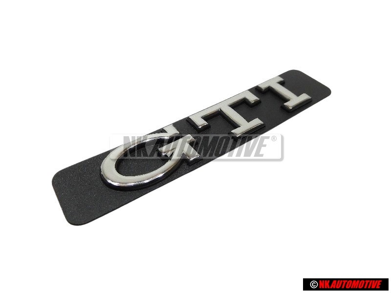 Genuine VW GTI Side Badge Emblem Chrome - 1H6853714 GX2