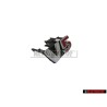 Genuine VW V5 Front Grill Badge Emblem Chrome Red - 1J6853679B GQF