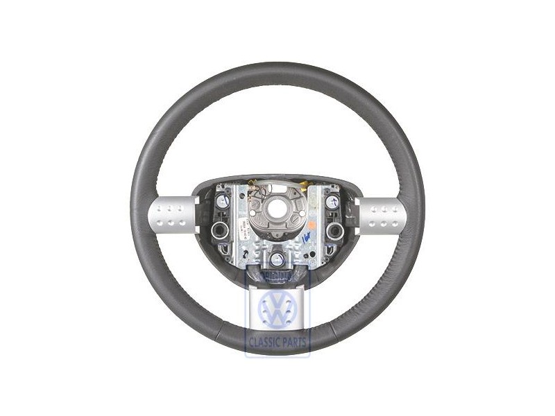 Genuine VW Sports Steering Wheel(Leather) Black - 1CM419091BPE74