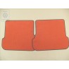 Genuine VW 1 Set Footmats (Textile) Red - 1E0061226E GKS