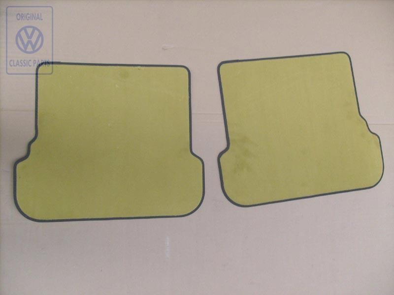 Genuine VW 1 Set Footmats (Textile) Yellow - 1E0061226E GRG