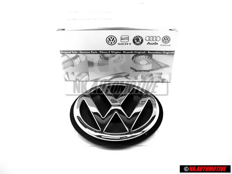 Genuine VW Rear Hatch Trunk Boot Badge Emblem Chrome - 3A9853630 739