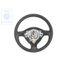 Genuine VW Steering Wheel (Leather) Black/Tropical Orange - 1E0419091E HCB
