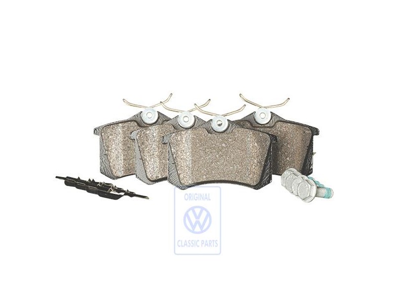 Genuine VW 1 Set Of Brake Pads For Disk Brake - 1E0698451G