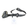 Genuine VW Three-Point Safety Belt Satin Black - 1E0857805A B41