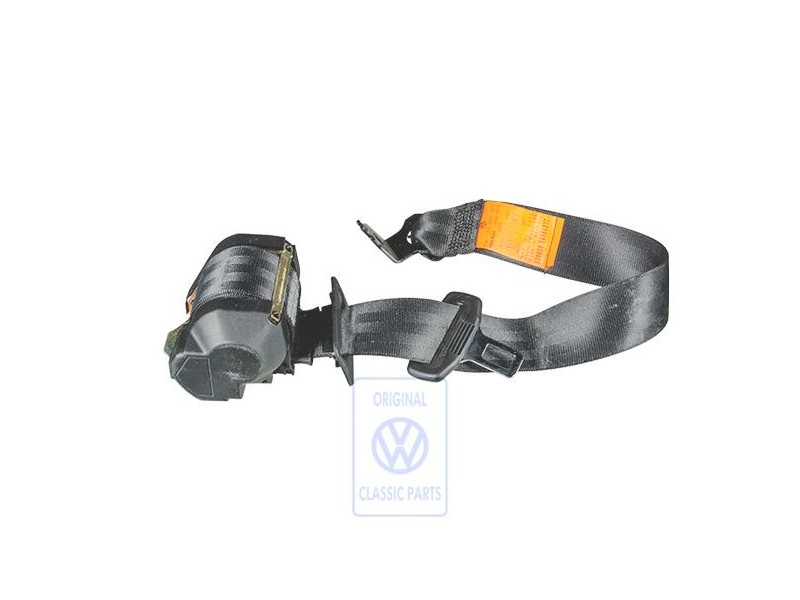Genuine VW Three-Point Safety Belt Satin Black - 1E0857805 B41