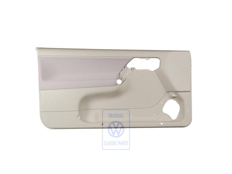 Genuine VW Door Panel Trim (Cloth) Flint Grey - 1E0867011A CSV