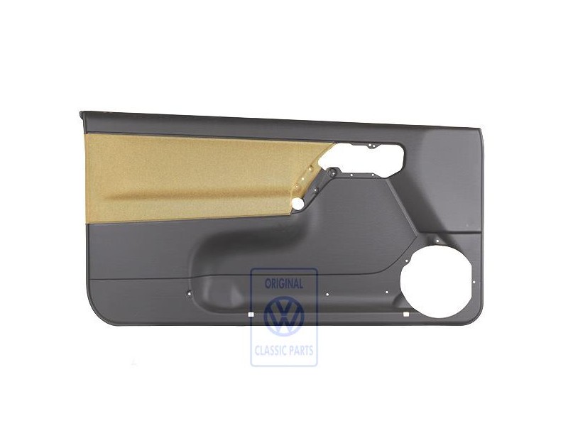Genuine VW Door Panel Trim (Cloth) Black/Futura Yellow - 1E0867011AKHFT Genuine VW Door Panel Trim (Cloth) Black/Futura Yellow - 1E0867011AKHFT